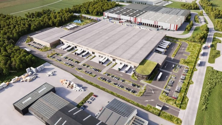 Entrepôt 920 m² avec quais de chargement