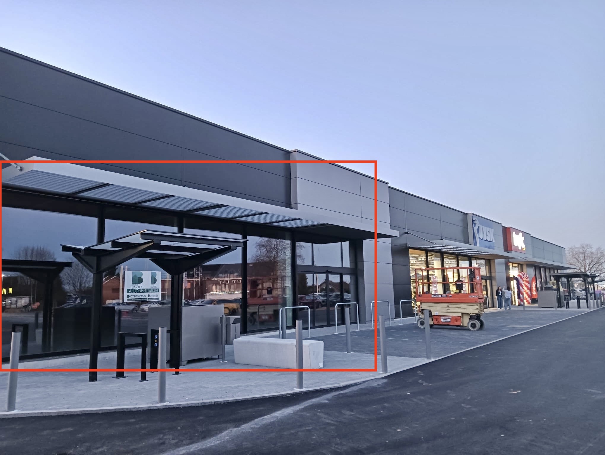 Commerce neuf 1.000 m²